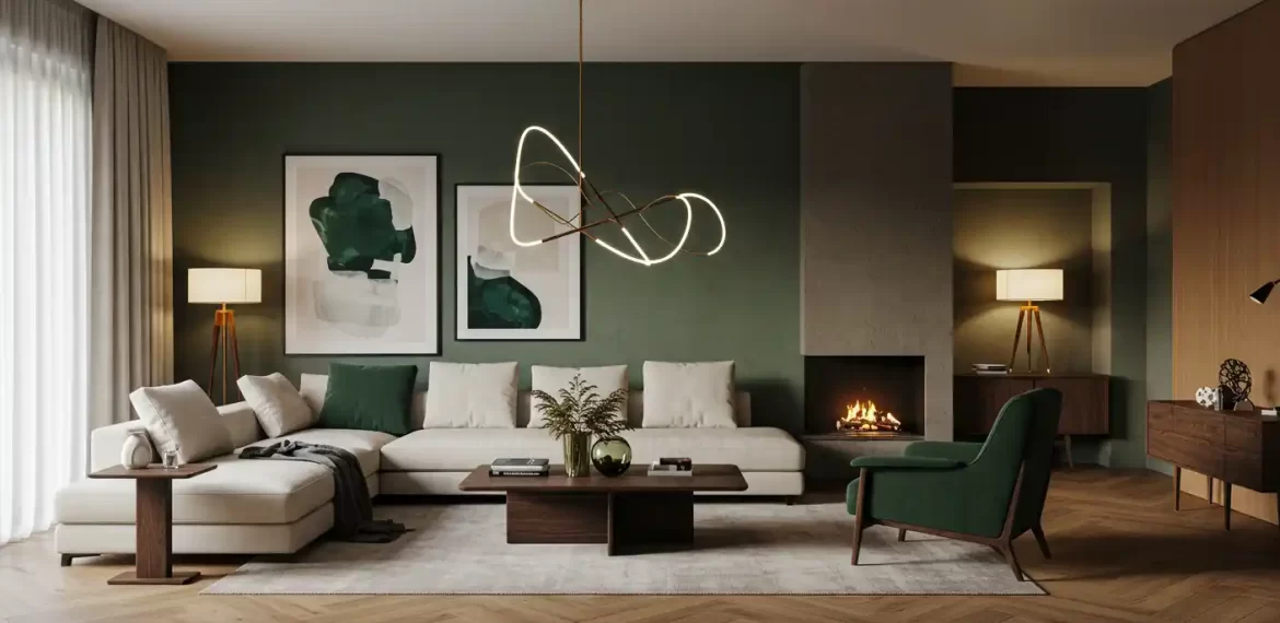 Modern luxury living room