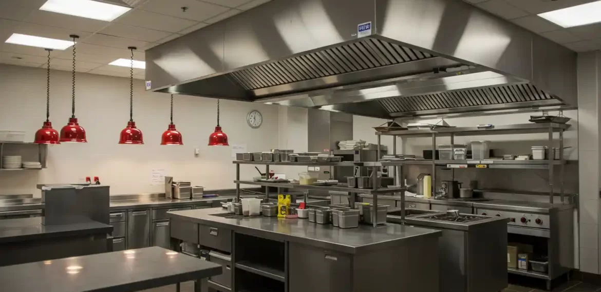 Restaurant Kitchen Lighting and Ventilation