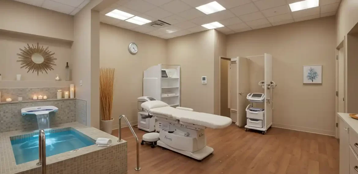 wellness oriented clinic interior design
