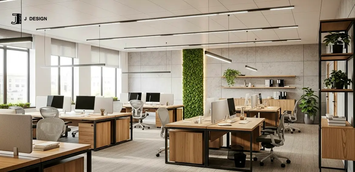 Biophilic office interior Design