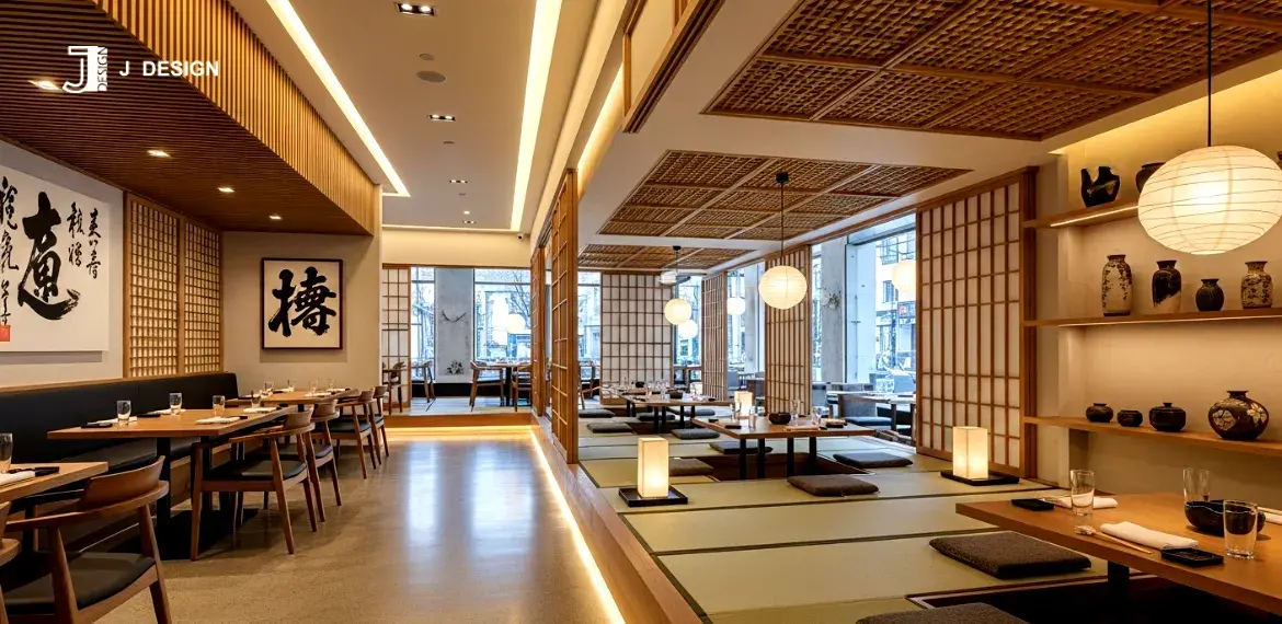 Contemporary Japanese restaurant design