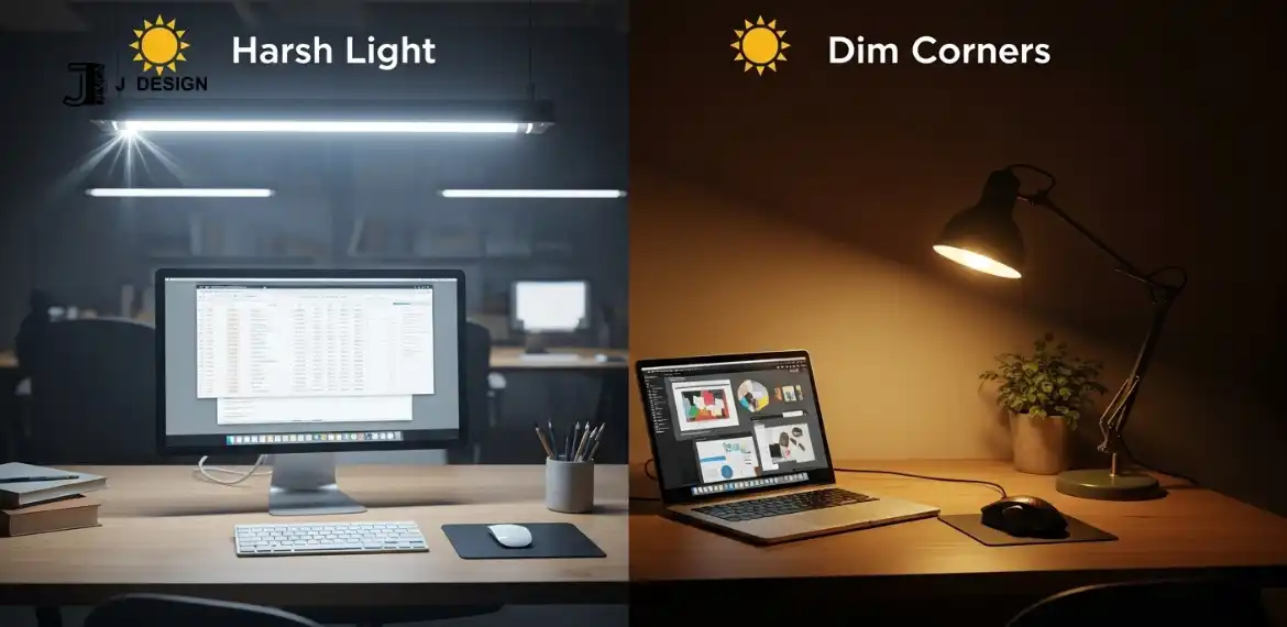 Bad Lighting Choices in commercial spaces