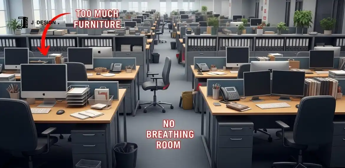 Overcrowding the Space in commercial office